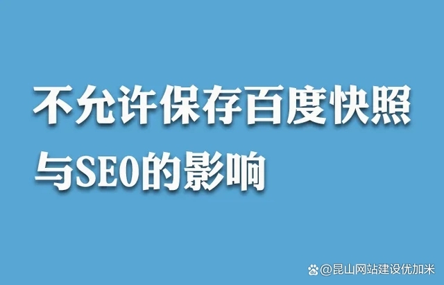 百度快照“消失”網(wǎng)站seo還能做嗎？